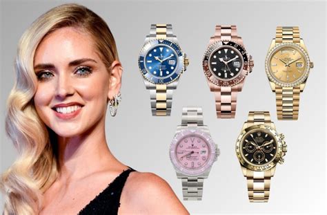 chiara ferragni rolex watch|celebrities wearing Rolex watches.